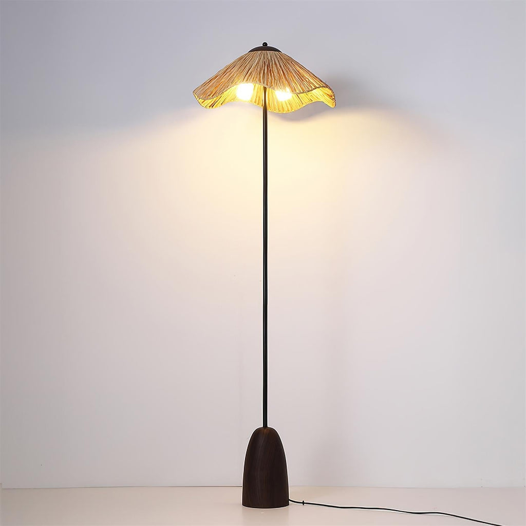 Zorquen Lampada da Terra – Tessuto – Nero – 160 cm – Design Moderno per Soggiorni e Angoli Lettura