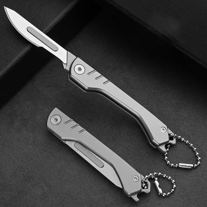 BladeSwift - Coltello pieghevole con 10 lame intercambiabili