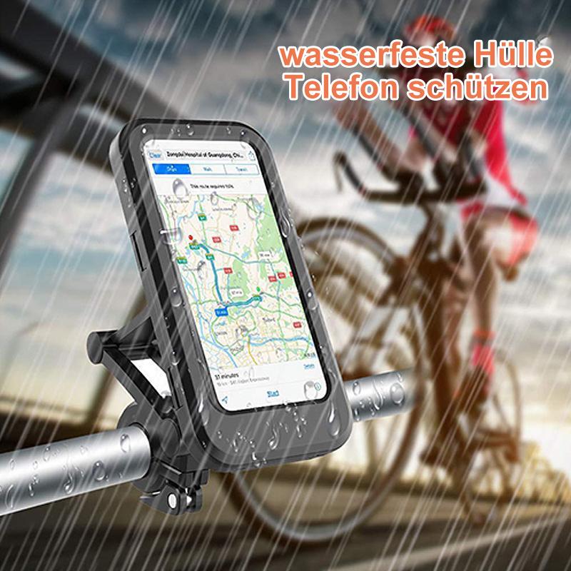 Supporto impermeabile per manubrio della bicicletta con powerbank da 15W