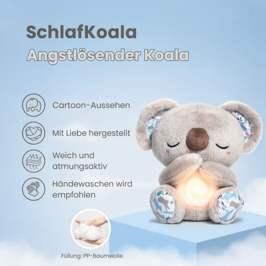 Atmendes Kuscheltier | Koala Plüschtier per Relax e Aiuto al Sonno | SchlafKoala