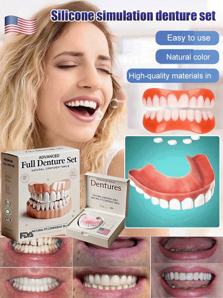 Protesi Dentale Premium | Sorriso Naturale | Vestibilità Confortevole | Riutilizzabile