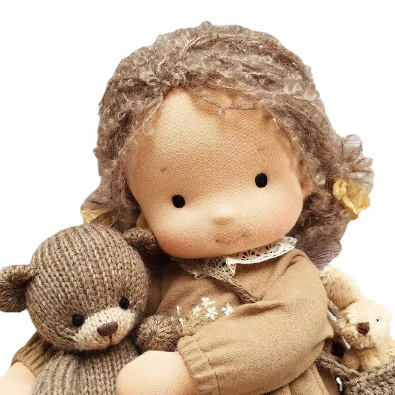 Sandsberg | Bambola Waldorf | Peluche in tessuto fatto a mano | Vari design