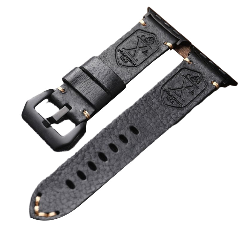 Cinturino Apple Watch in Pelle Vintage Fatto a Mano