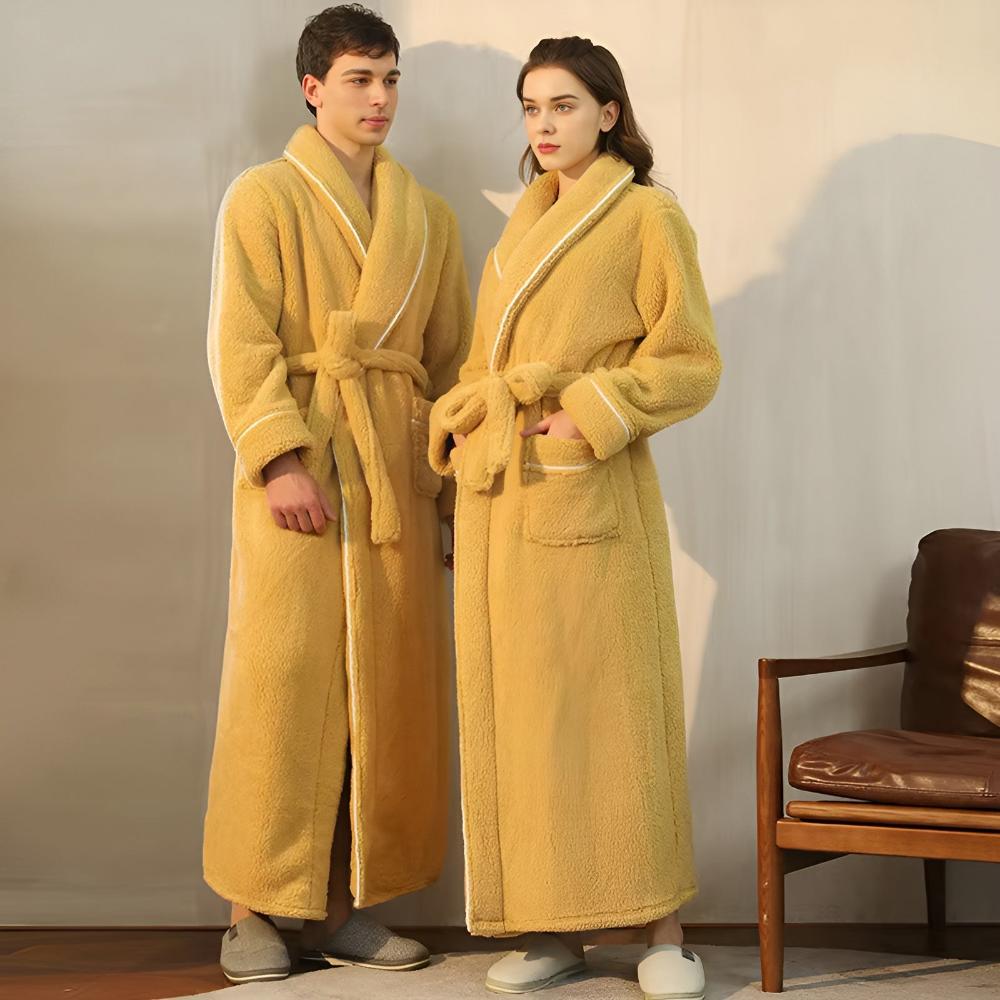 Accappatoio per donne e uomini | Accappatoio in pile | Comfyra