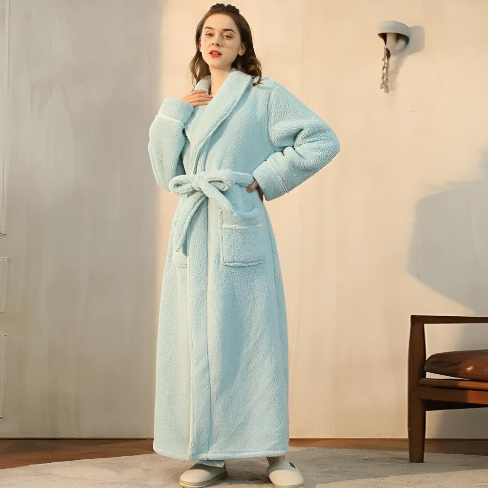 Accappatoio per donne e uomini | Accappatoio in pile | Comfyra