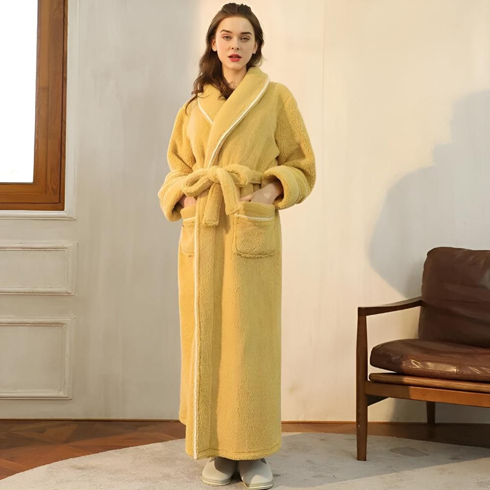 Accappatoio per donne e uomini | Accappatoio in pile | Comfyra