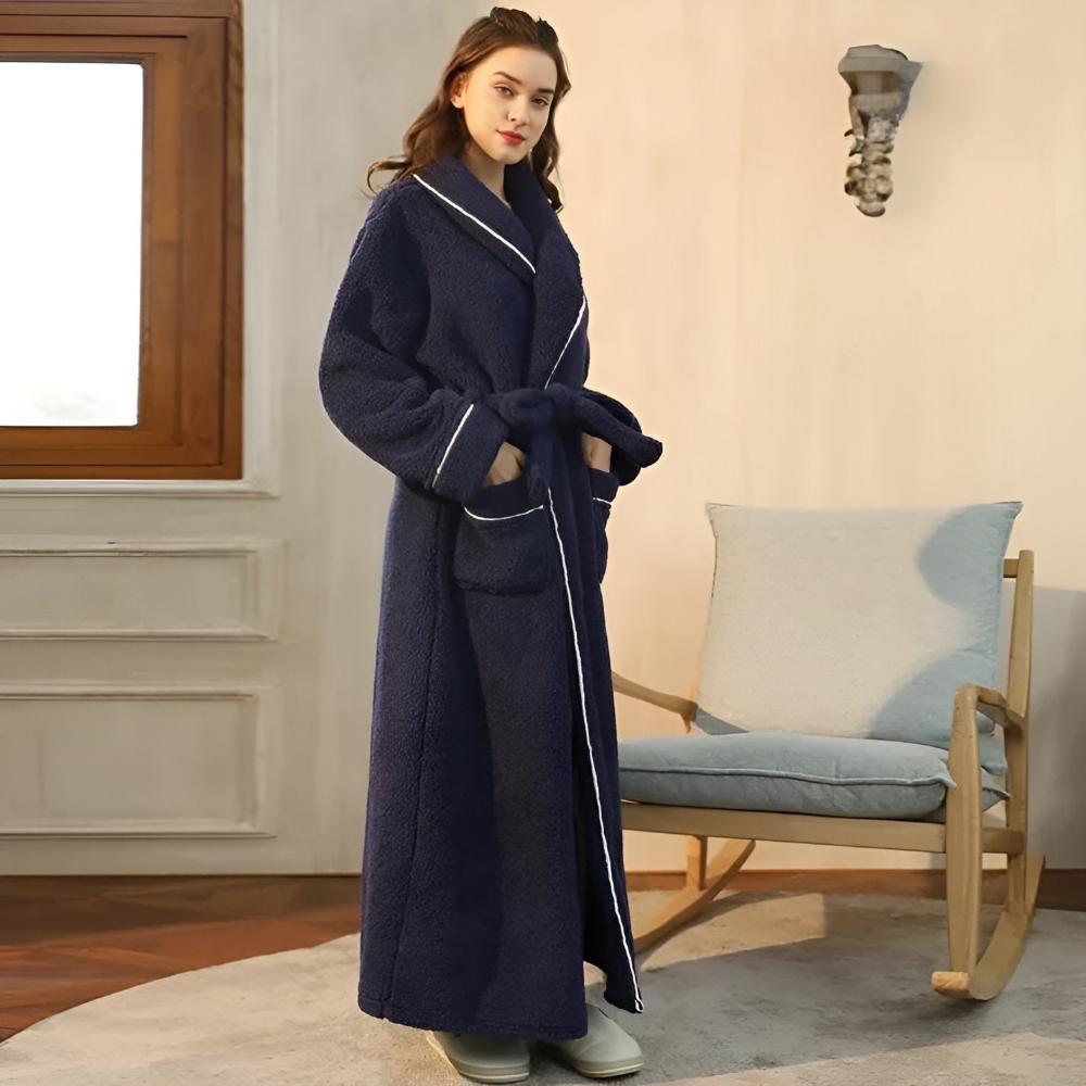 Accappatoio per donne e uomini | Accappatoio in pile | Comfyra
