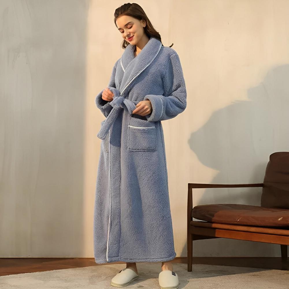 Accappatoio per donne e uomini | Accappatoio in pile | Comfyra