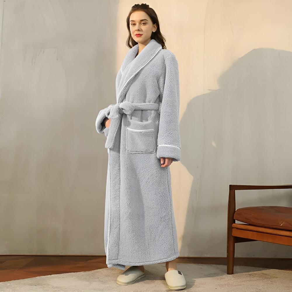 Accappatoio per donne e uomini | Accappatoio in pile | Comfyra