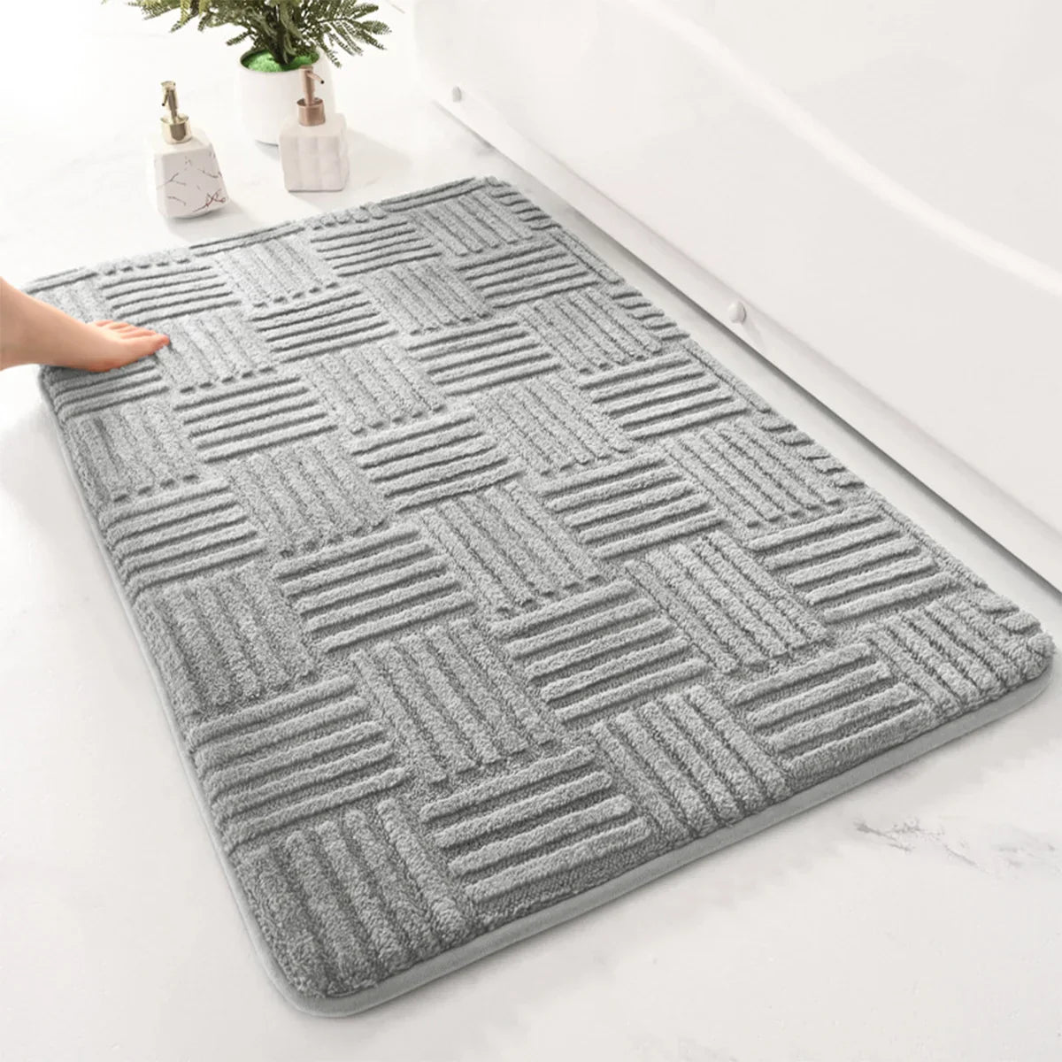 Tappeto da bagno | Tappetino antiscivolo per bagno e doccia | Tappeto per bagno | AquaTritt
