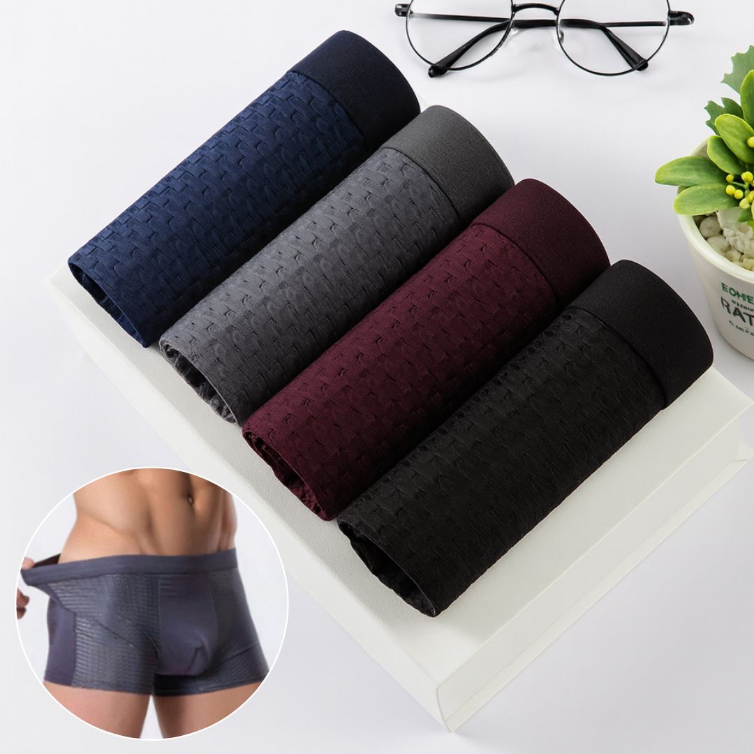 Boxershorts per Uomini | Set di Mutande in Bambù | Biancheria Intima Uomini | BambuFit