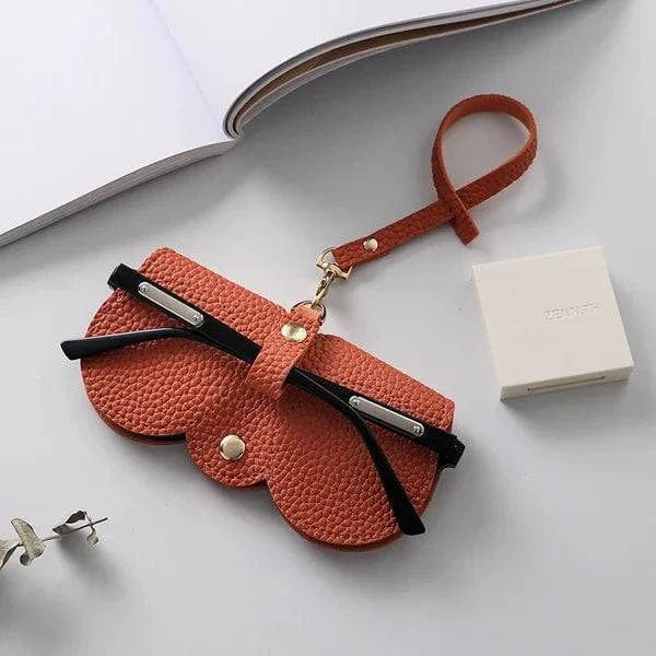 Custodia per occhiali da sole in pelle morbida - 50% di sconto