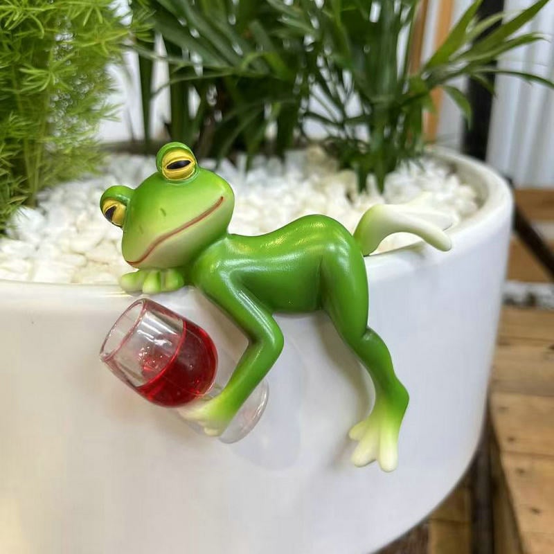 FrogWhimsy – La decorazione vivace per vasi e giardini