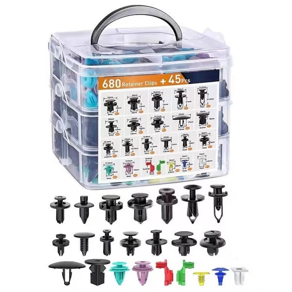 Clip di fissaggio per auto | Rivetti in plastica per auto | BefestiBox
