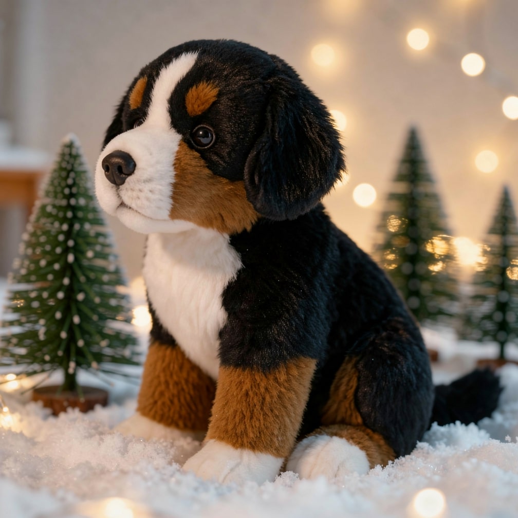 Berner Sennen Peluche | Cane Plüschtier Realistico | SoftBernie