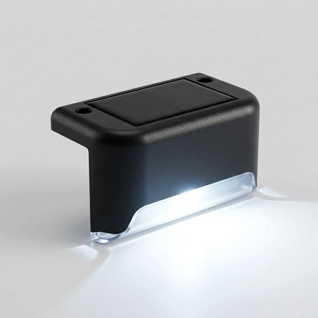 Luci Solari per Scale LED Senza Fili Autoadesive Impermeabili per Esterni Giardino
