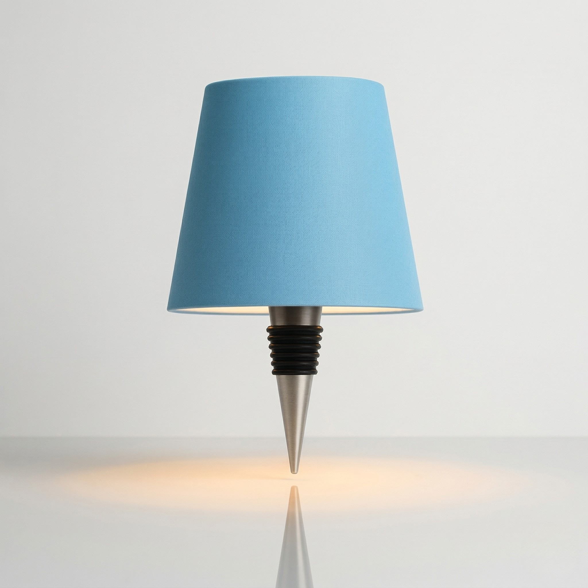 Lampada Bottiglia LED Senza Fili Ricaricabile Luce Tavolo