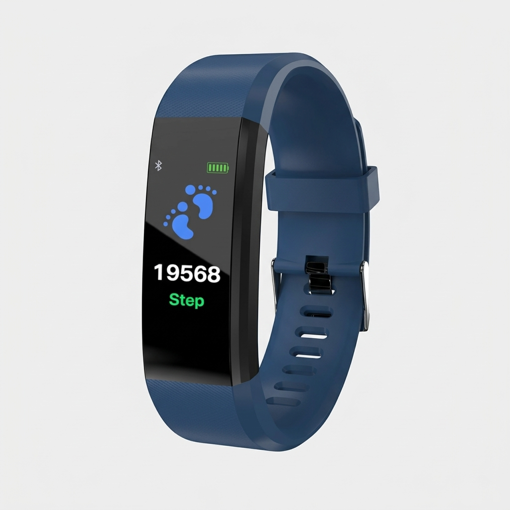 Smartwatch per Anziani con Cardiofrequenzimetro Facile da Usare Braccialetto Fitness Semplice