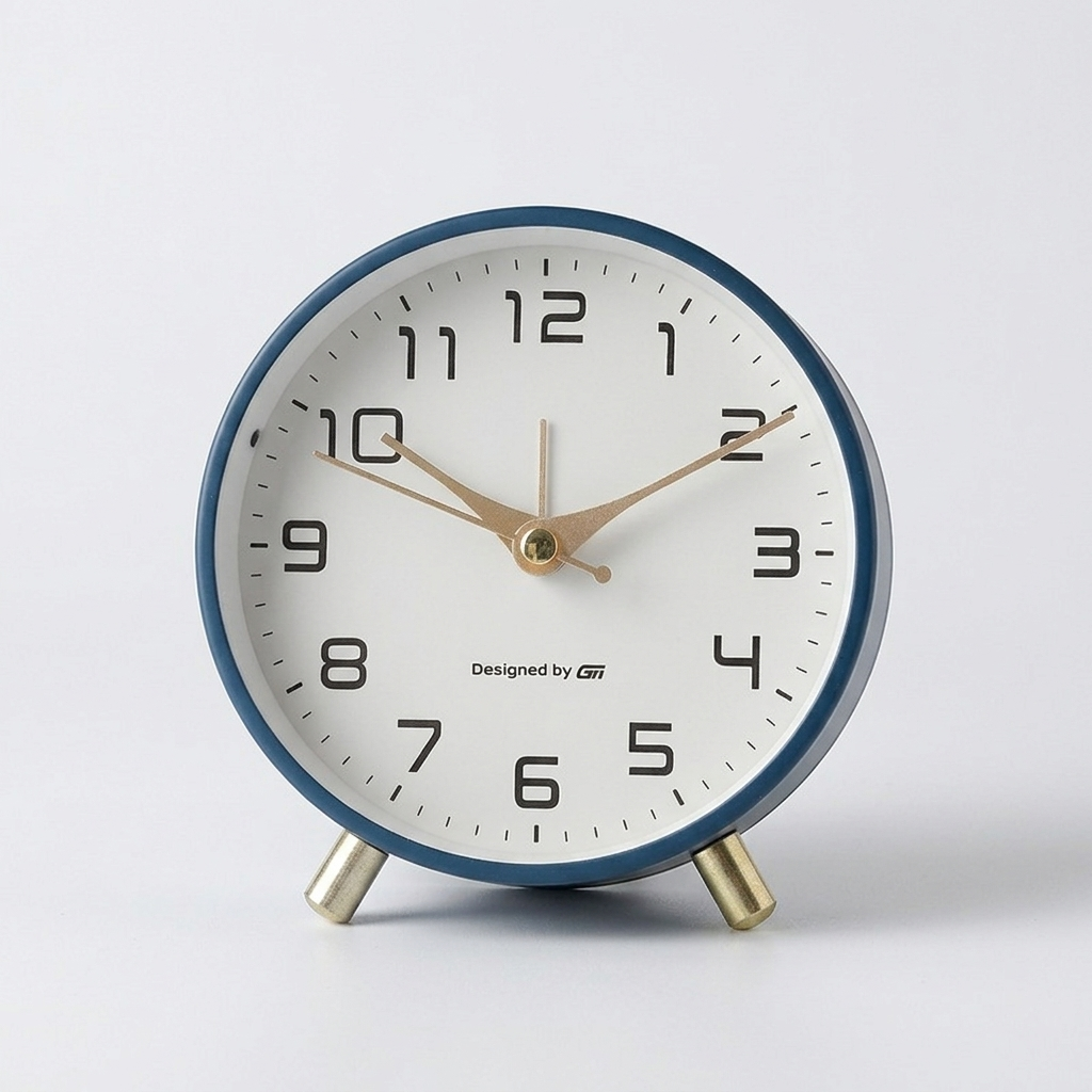 Orologio da Tavolo Silenzioso Design Scandinavo Moderno Stile Minimalista