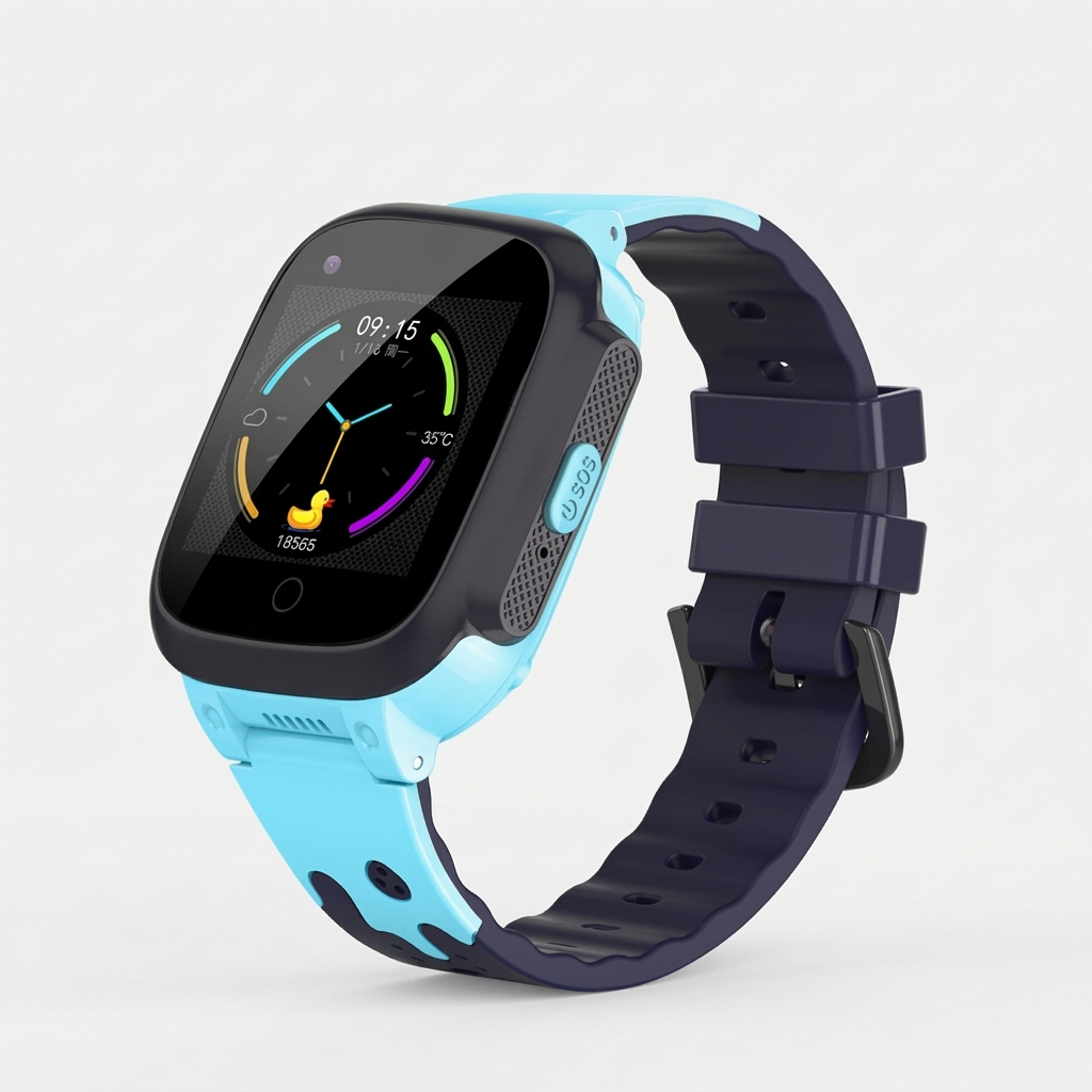 Smartwatch Bambini 4G GPS con Videochiamate Pulsante SOS Contatti Orologio Tracker