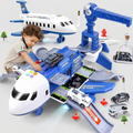 Set Giocattolo Aereo con Veicoli e Accessori per Bambini
