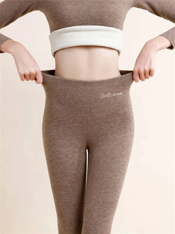 Leggings Invernali Foderati In Cashmere AstraWeave Per Calore Confortevole