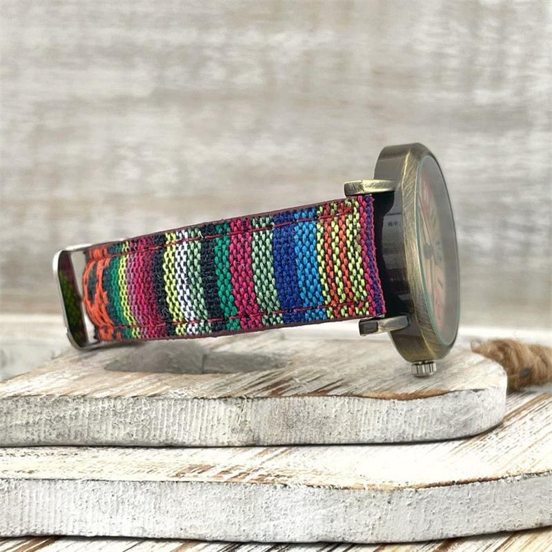 Orologi con motivo arcobaleno multicolore