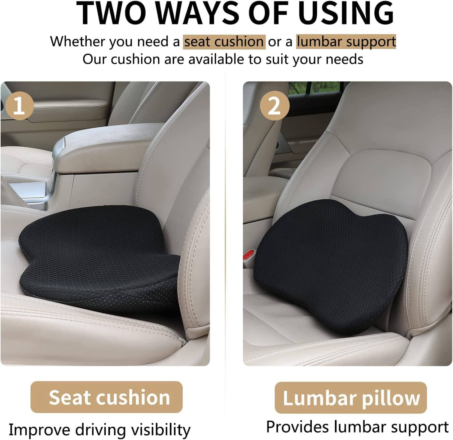 Versione Pro Cuscino Rialzato per Seggiolino Auto per Maggiore Comfort di Guida