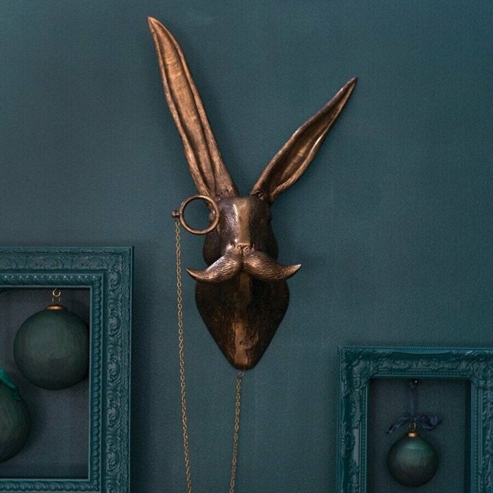 Decorazione da parete con testa di animale unica per la casa