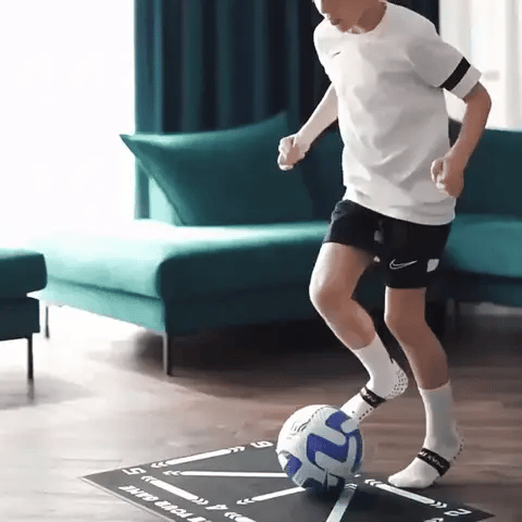 Tappetino da Allenamento Professionale per Calcio per Pratica a Casa con Video di Esercizi