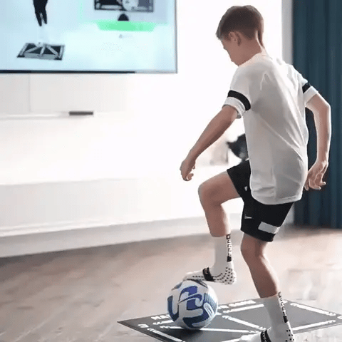 Tappetino da Allenamento Professionale per Calcio per Pratica a Casa con Video di Esercizi