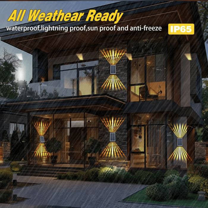 BrightRay – Lampade solari da esterno a 4 LED