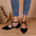 Scarpe Flat alla Moda in una Versione Monocromatica per Donne