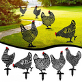 HappyChicken - Decorazione da Giardino con Galline - Set di 5