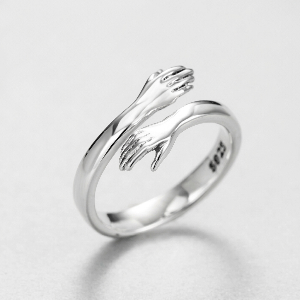 Anello Abbraccio Regolabile Donna Regalo Amore