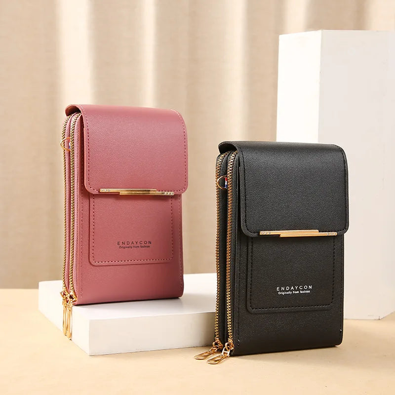 Borsa a Tracolla Donna | Custodia per Cellulare da Appendere con Portafoglio | ModePouch