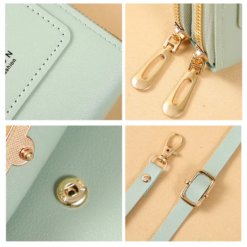 Borsa a Tracolla Donna | Custodia per Cellulare da Appendere con Portafoglio | ModePouch