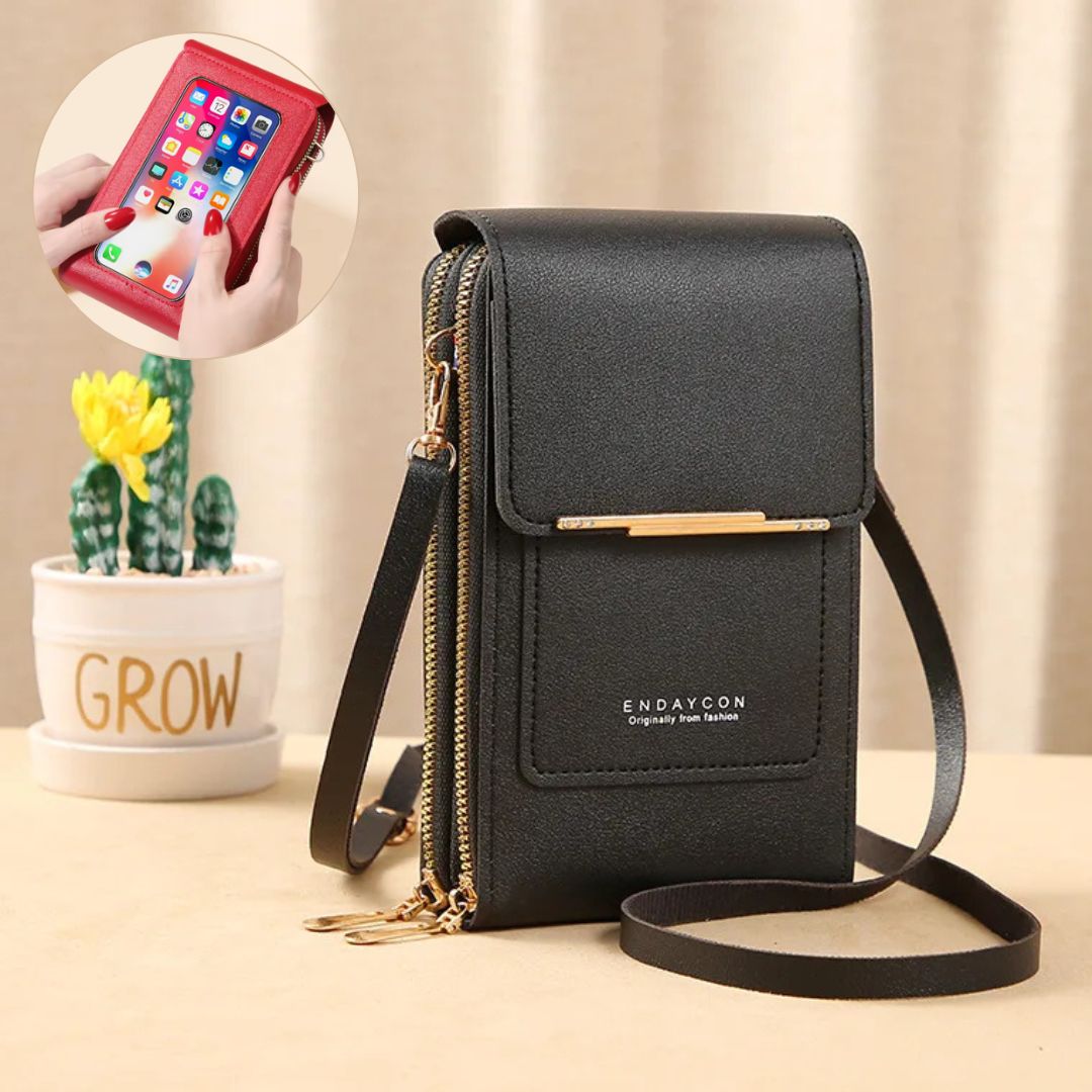Borsa a Tracolla Donna | Custodia per Cellulare da Appendere con Portafoglio | ModePouch