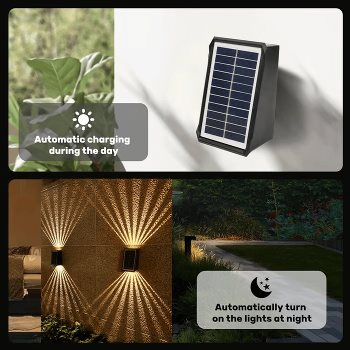 BrightRay – Lampade solari da esterno a 4 LED