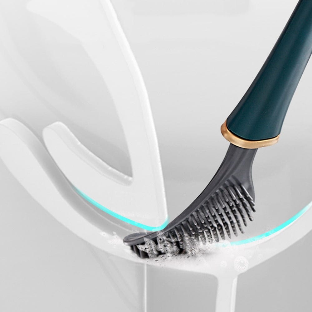 🔥Spazzola per WC in silicone flessibile e moderna