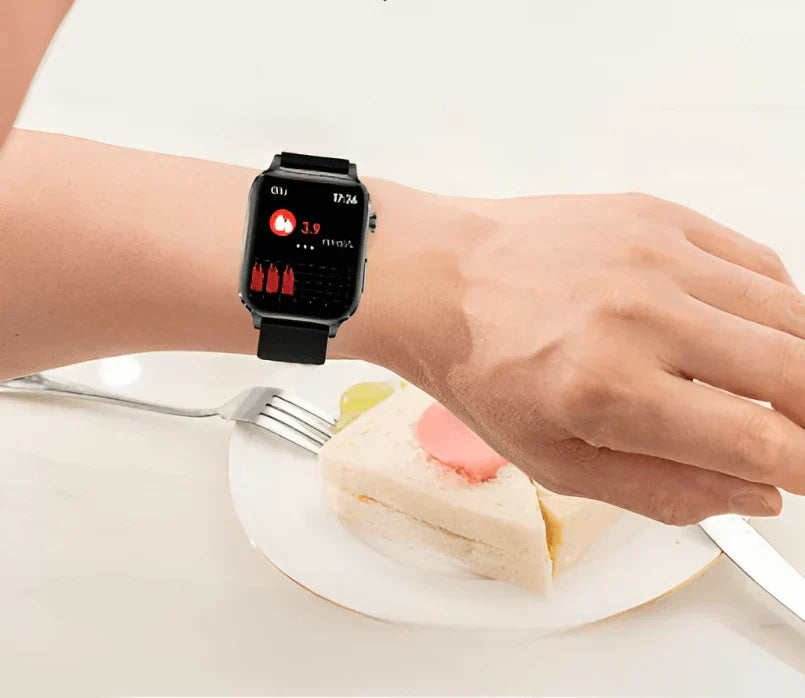 VitaSense Orologio Glucosio Tracker di Benessere Non Invasivo Monitoraggio Giornaliero dello Zucchero