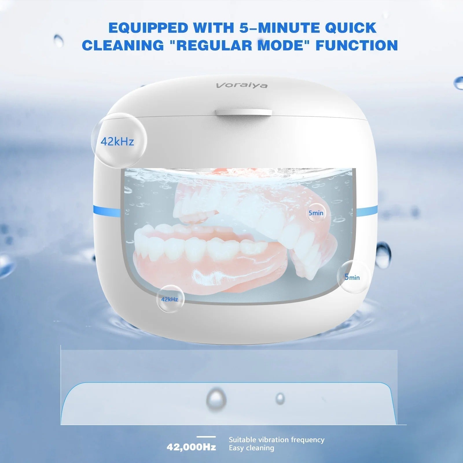 PureVive Pro Pulitore Ultrasonico per Apparecchi Dentali