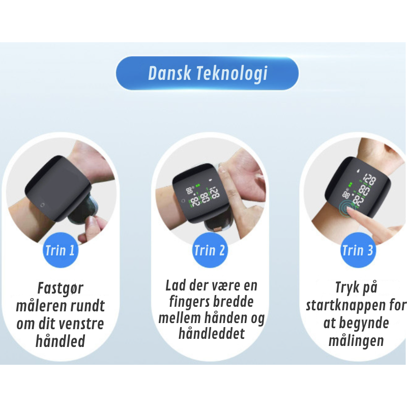 HealthPro Misuratore di Pressione Arteriosa al Polso – Con display LED e misurazione automatica