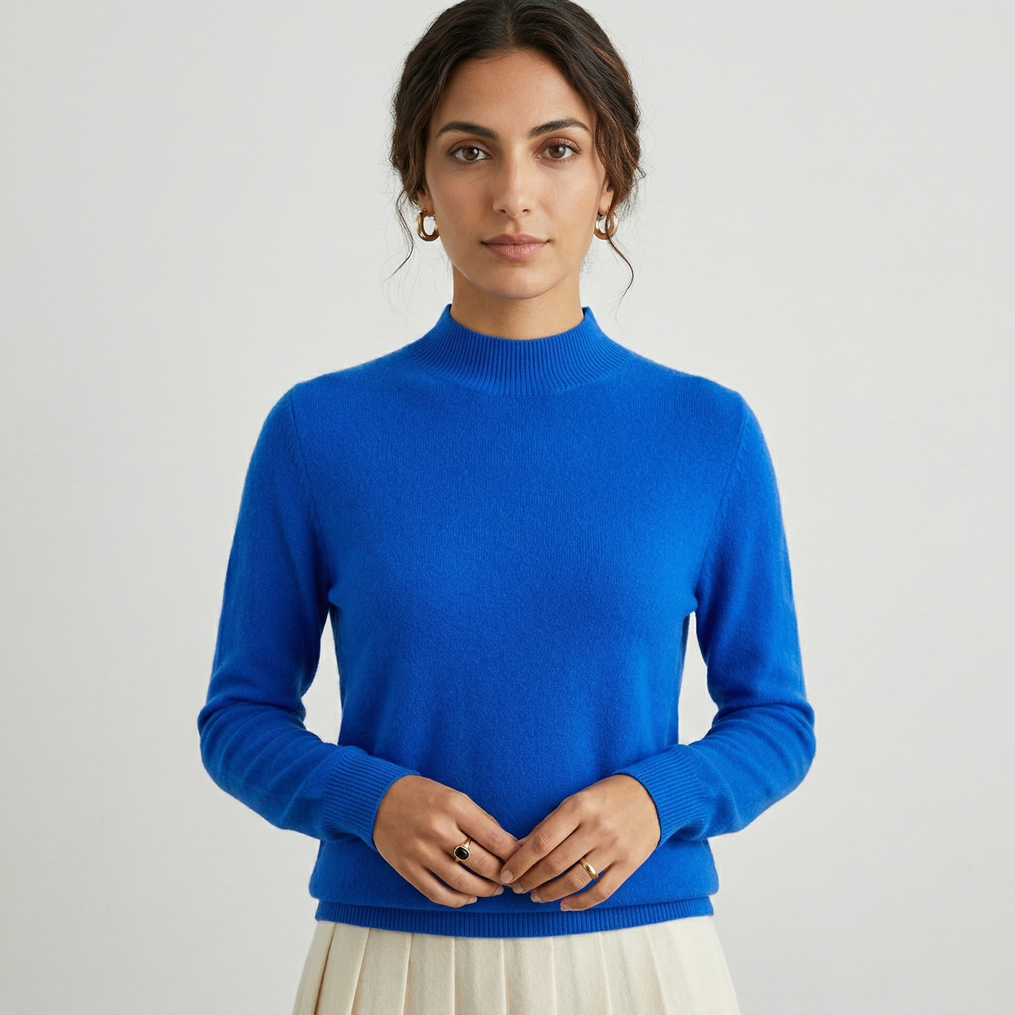 Maglione da Donna in Maglia Morbida Pullover Elegante Caldo