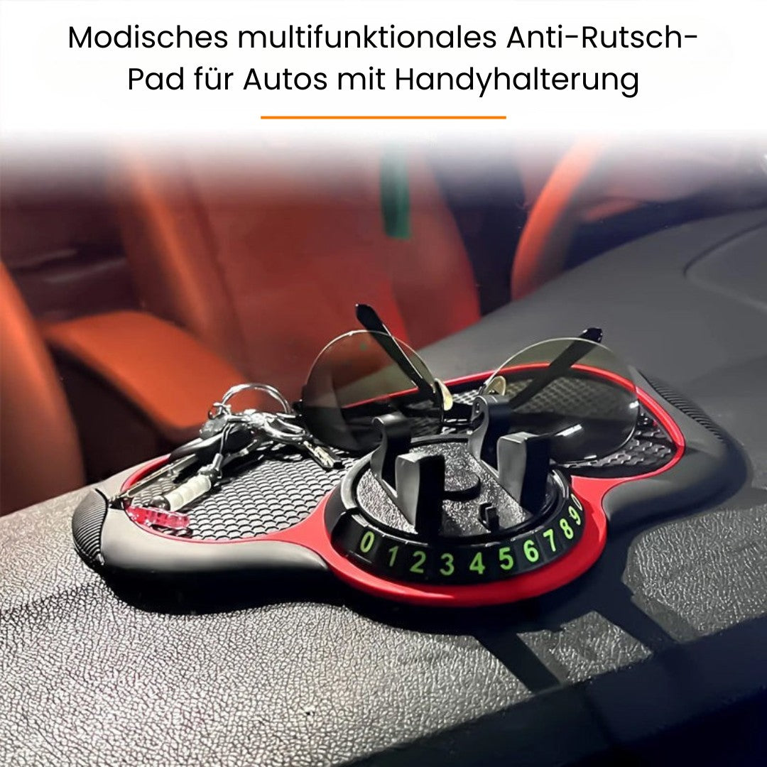 Tappetino antiscivolo per cruscotto auto | Tappetino antiscivolo con supporto per cellulare | DashGrip
