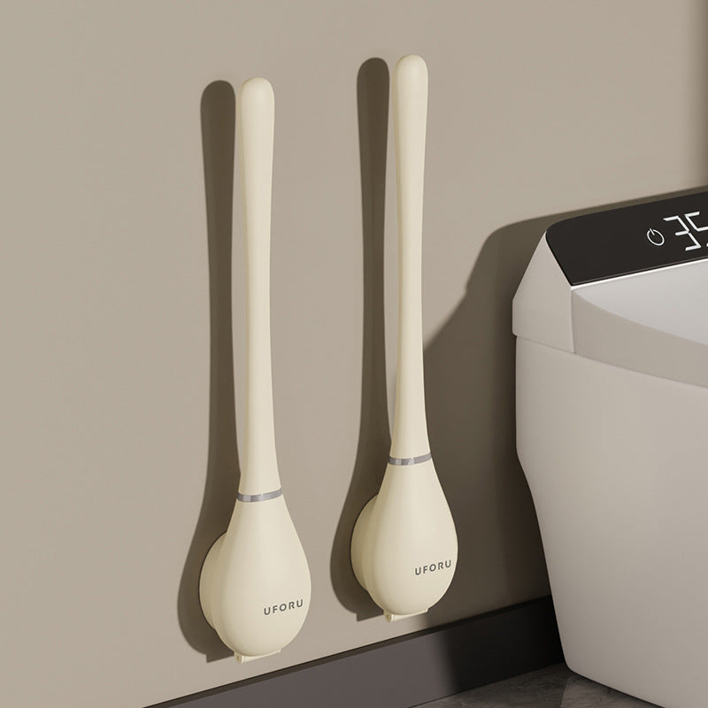 🔥Spazzola per WC in silicone flessibile e moderna