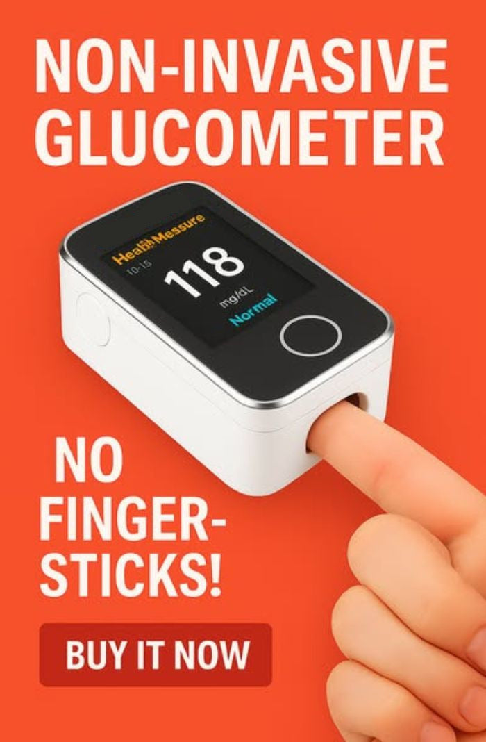 Monitor Glucosio nel Sangue Non Invasivo — Lettura in 5 Secondi | - 99% di Precisione 8-1
