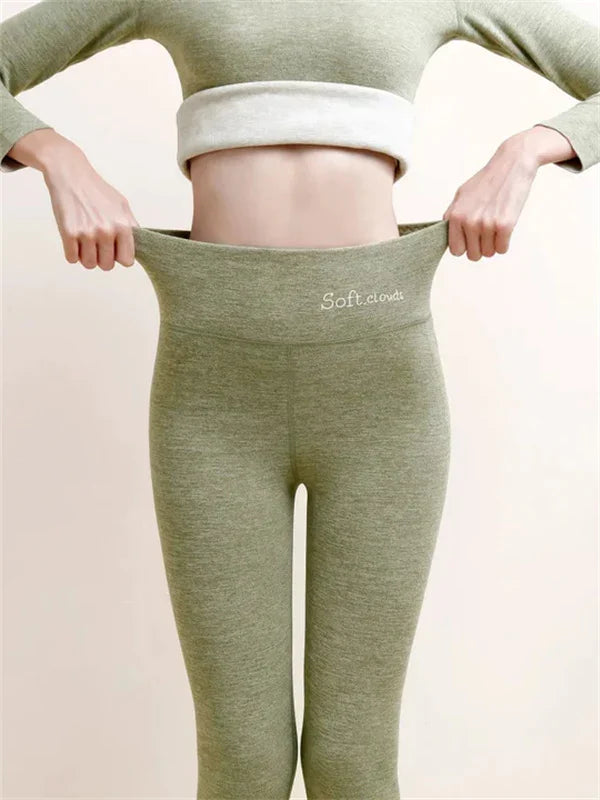 Leggings Invernali Foderati In Cashmere AstraWeave Per Calore Confortevole