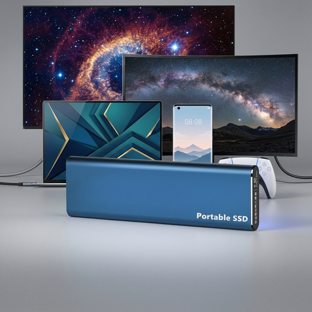 SSD Esterno 4TB Portatile USB C Alta Velocità
