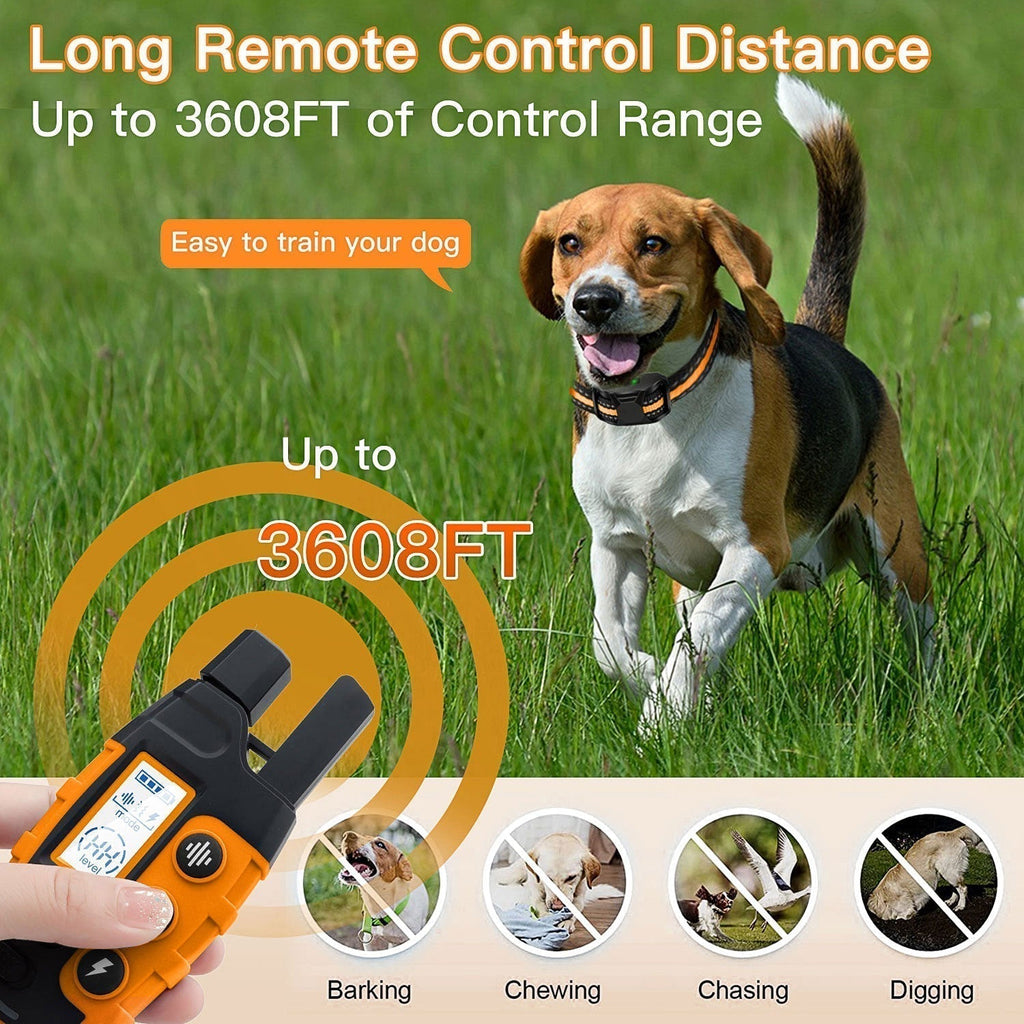 Collare di Addestramento Remoto Impermeabile HydraPaw Pro per Cani